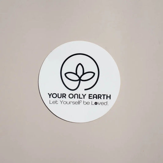 Water Bottle Sticker Your Only Earth